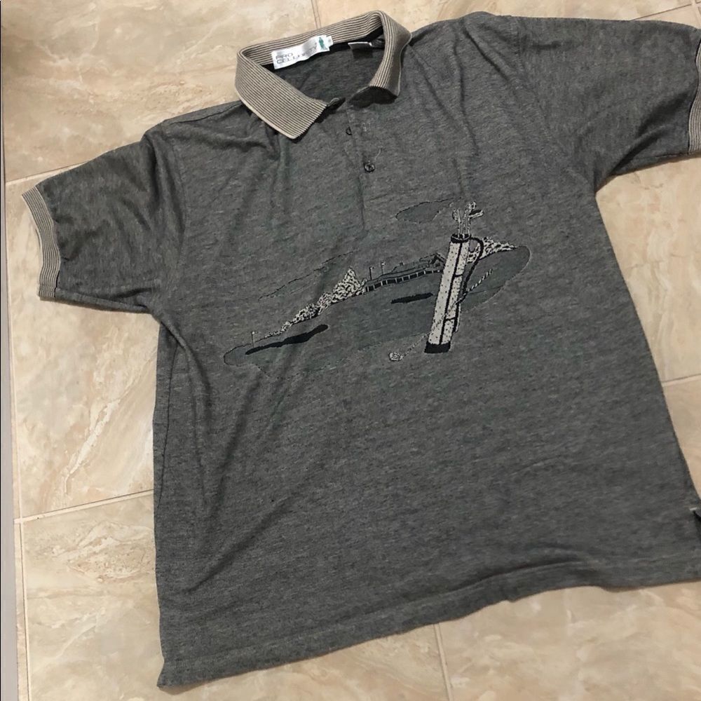 Pro Celebrity golf polo Shirt Size XL